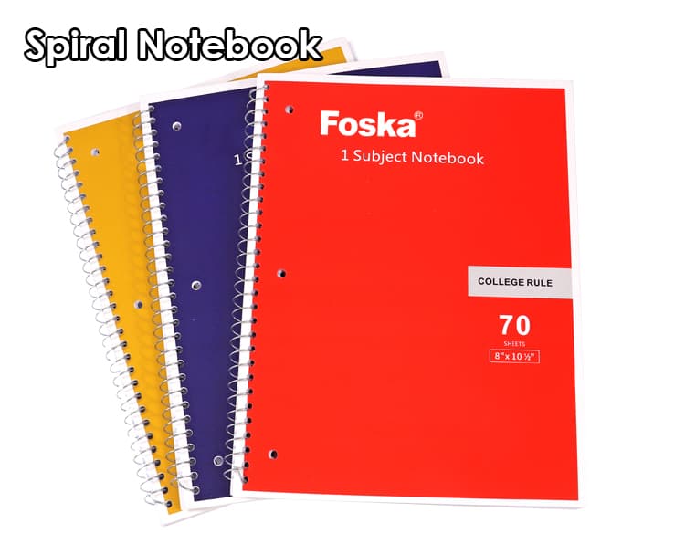 line Spiral Notebook