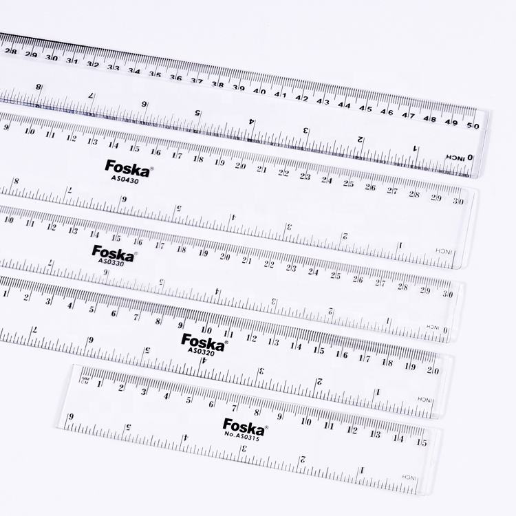 clear transparent ruler