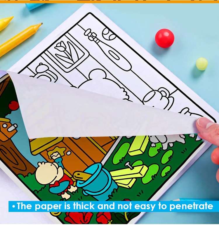 paper coloring book paper coloring book