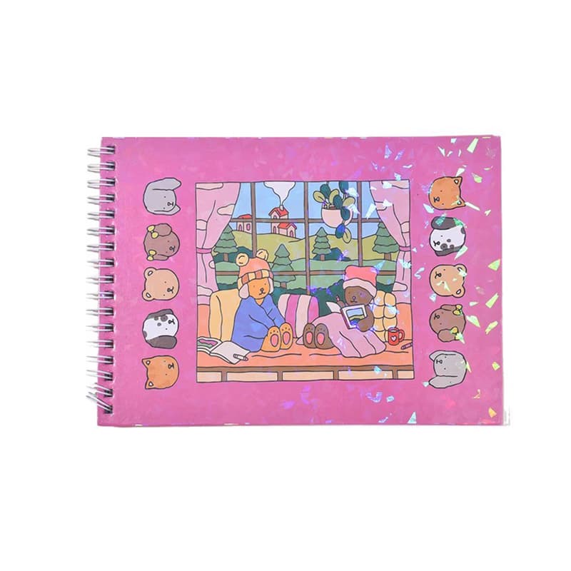 Paper coloring book