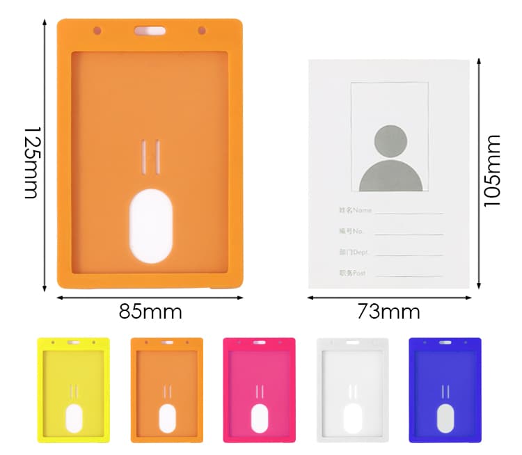 Vertical Work Badge Protector