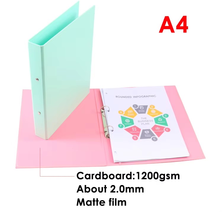 O ring PVC presentation binder O ring PVC presentation binder