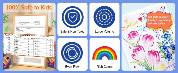 Safe Acrylic Markers Safe Acrylic Markers