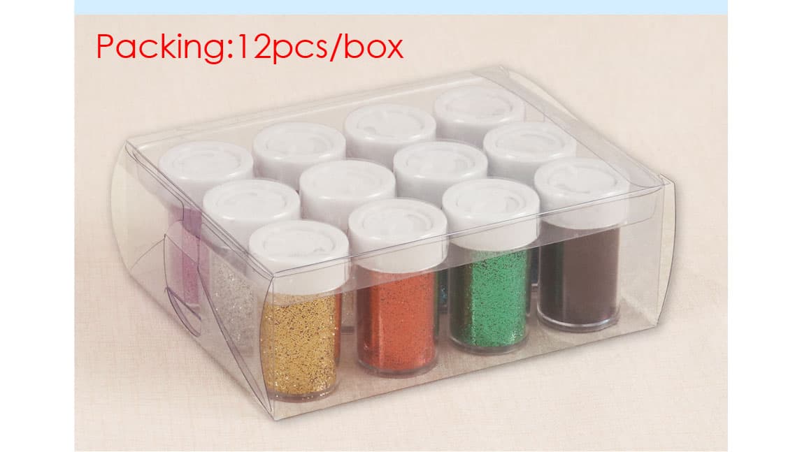Non-toxic 12 Colors Glitter Non-toxic 12 Colors Glitter
