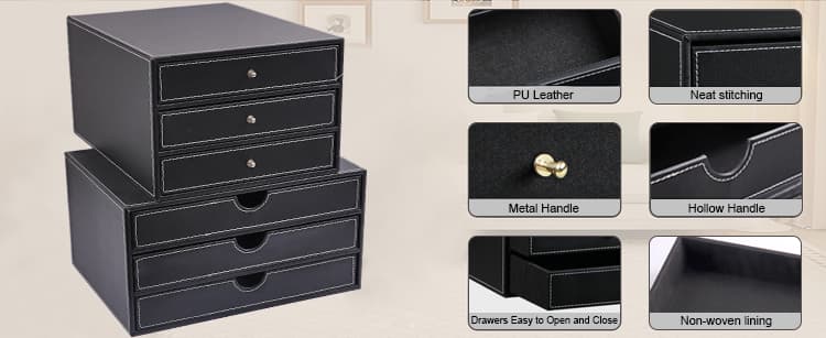 Leather Desk Organizer