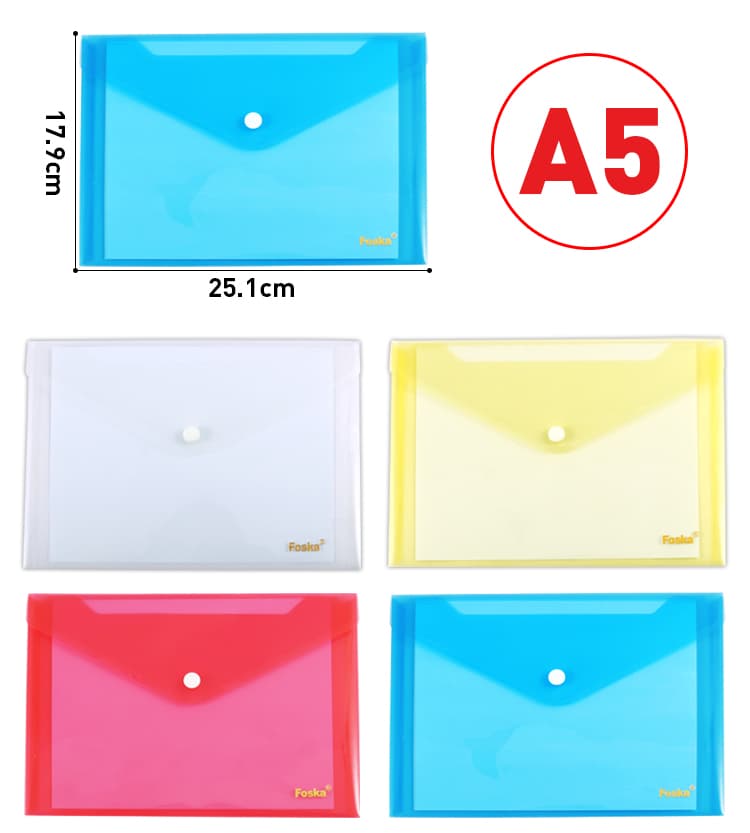 Plastic Buckled File Pocket