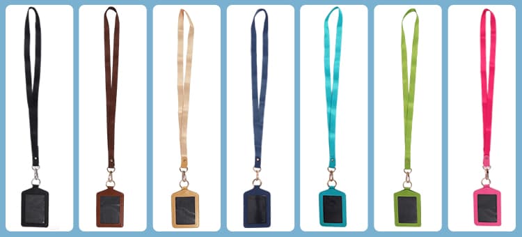 Colorful PU Badge Holder