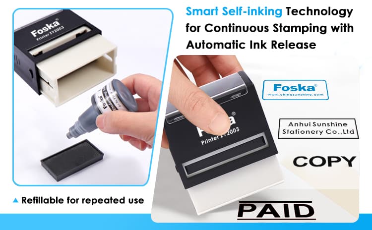 Cost-effective Self-inking Stamp