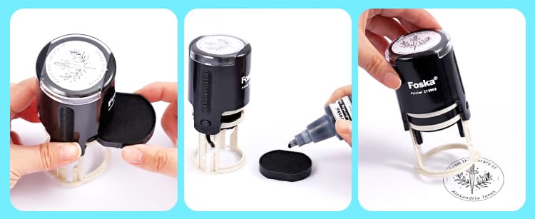 Round Self-inking Stamps Round Self-inking Stamps