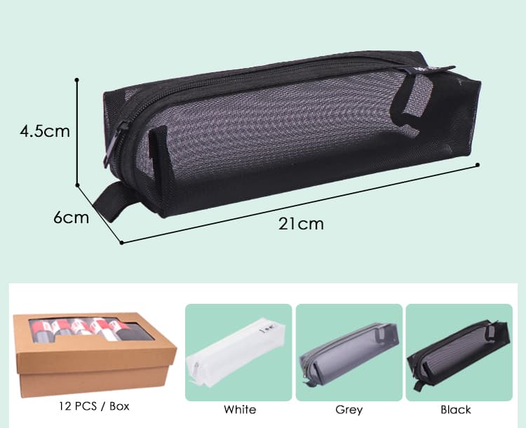 Nylon Mesh Pencil Bag