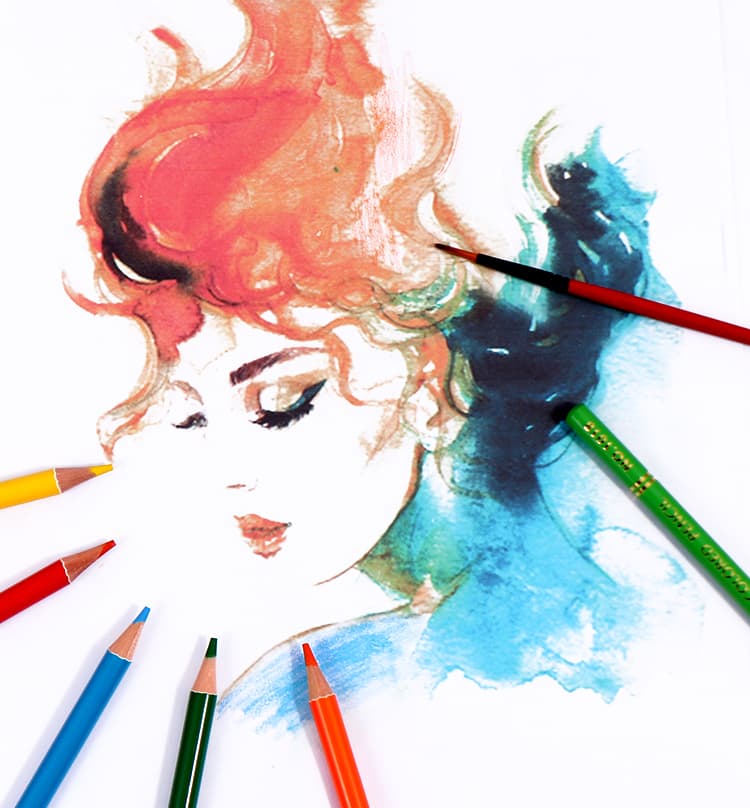 High Quality Water Coloured Pencil