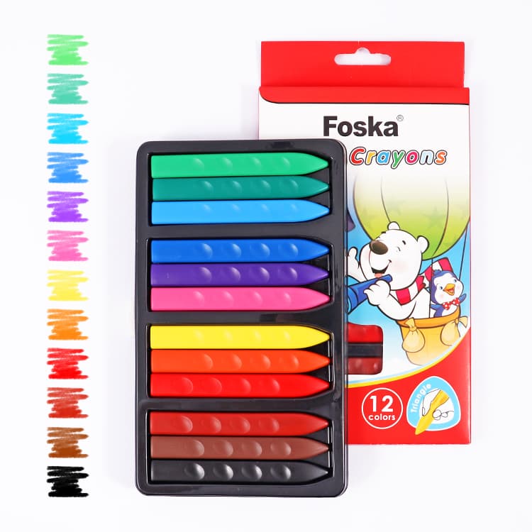 12 colors Plastic Crayons 12 colors Plastic Crayons