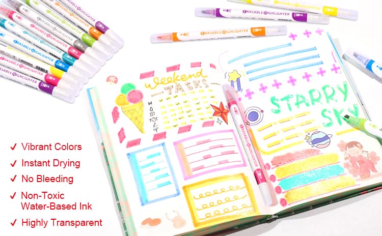 Good Quality Erasable Highlighter