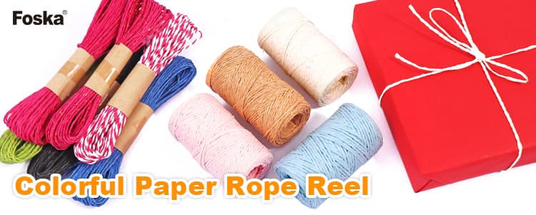 Paper rope reel