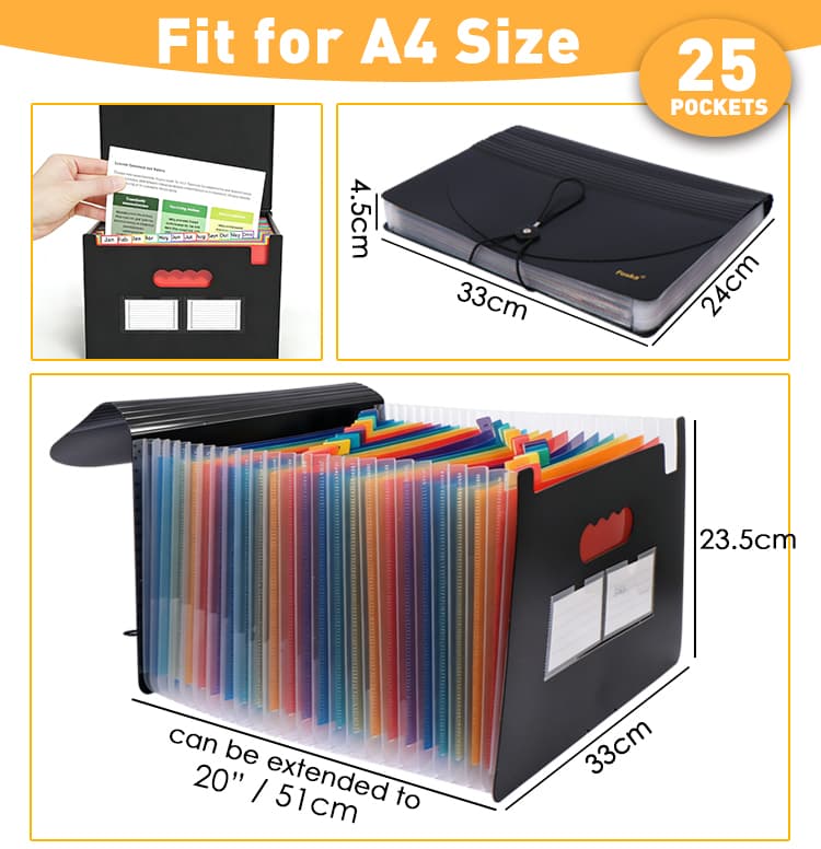 A4 Expanding File Bag