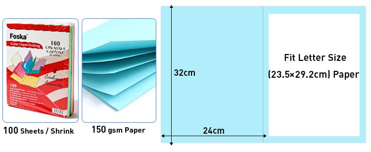 Letter Size Folding Paper