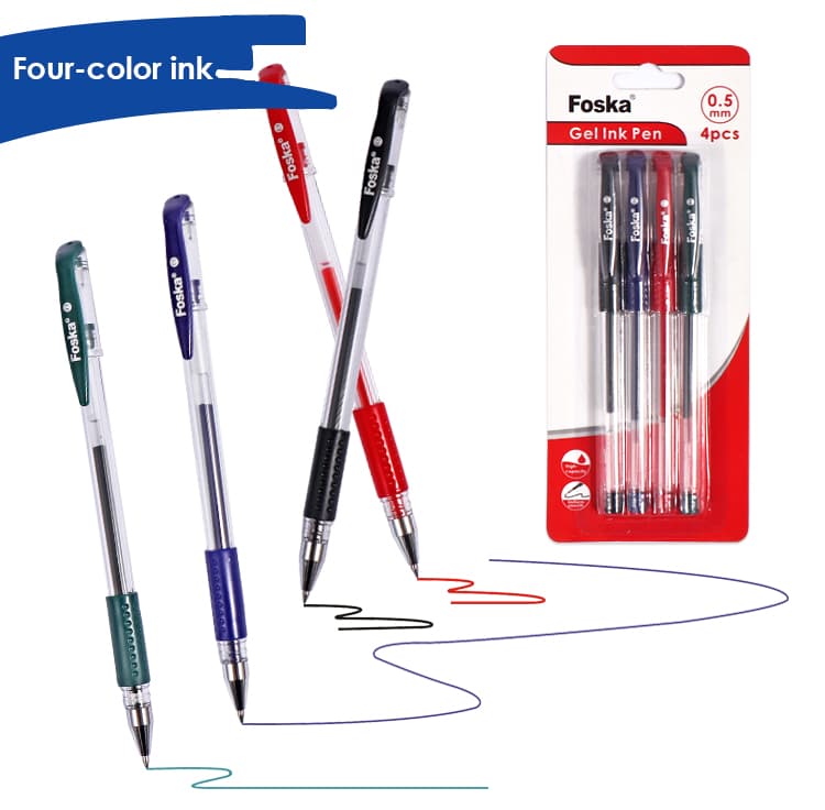 Four Colors Gel Pens