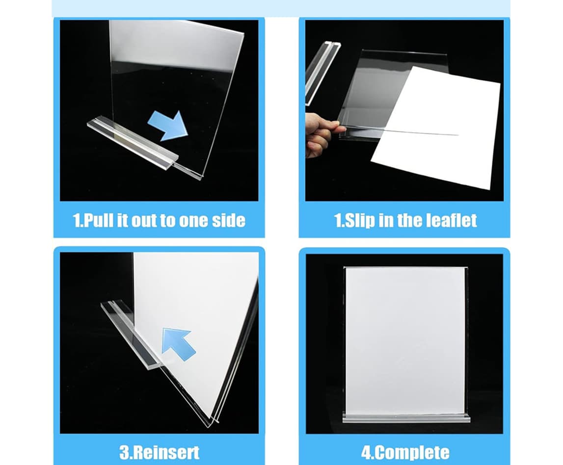 Durable Acrylic Sign Holder Durable Acrylic Sign Holder