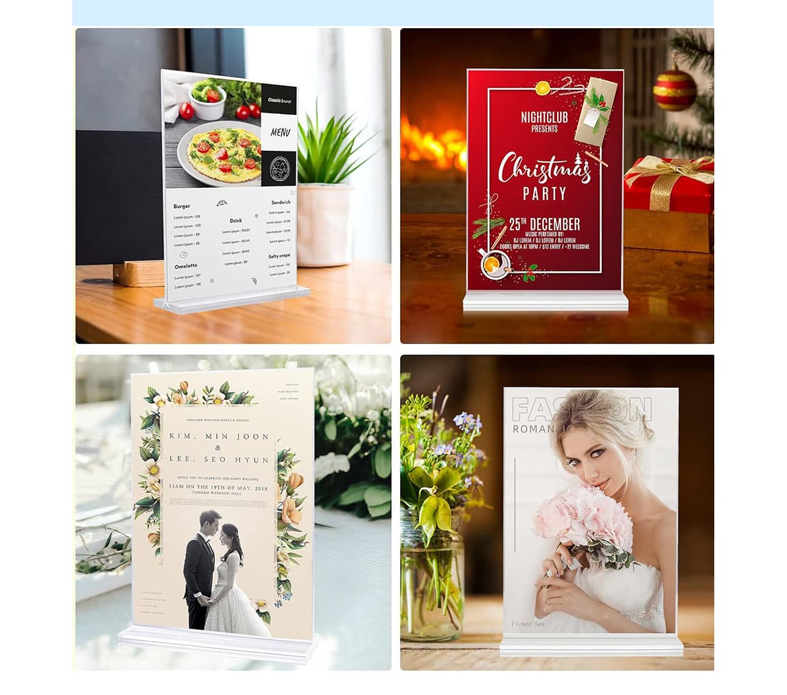 Waterproof Acrylic Sign Holder Waterproof Acrylic Sign Holder