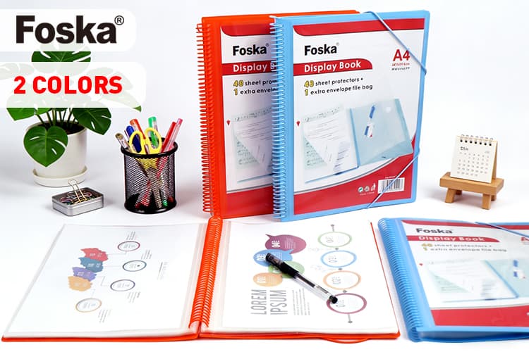 2 colors display book 2 colors display book
