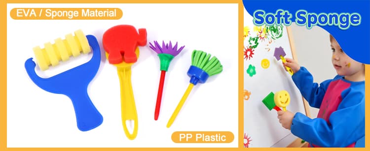 Kids Paint Brushes for Toddlers