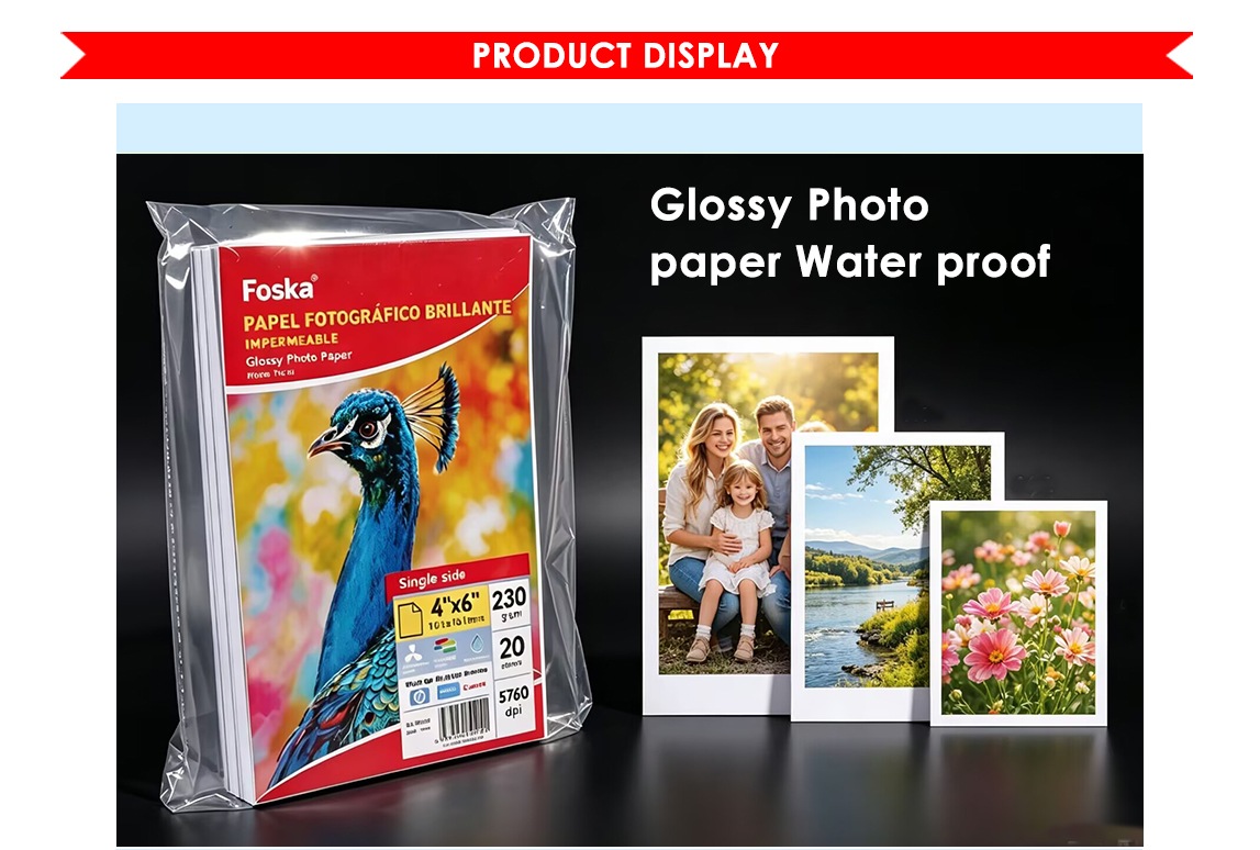 waterproof glossy photo paper