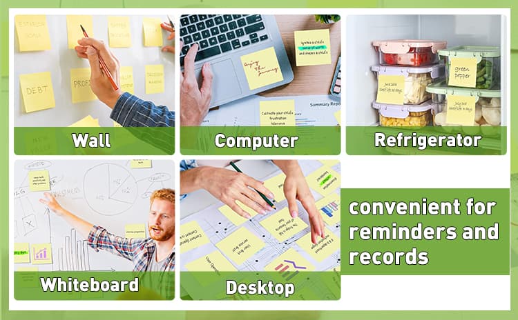 Reusable Yellow Sticky Note Pads